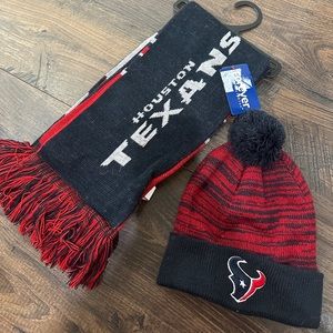 Houston Texans Scarf and Beanie Set